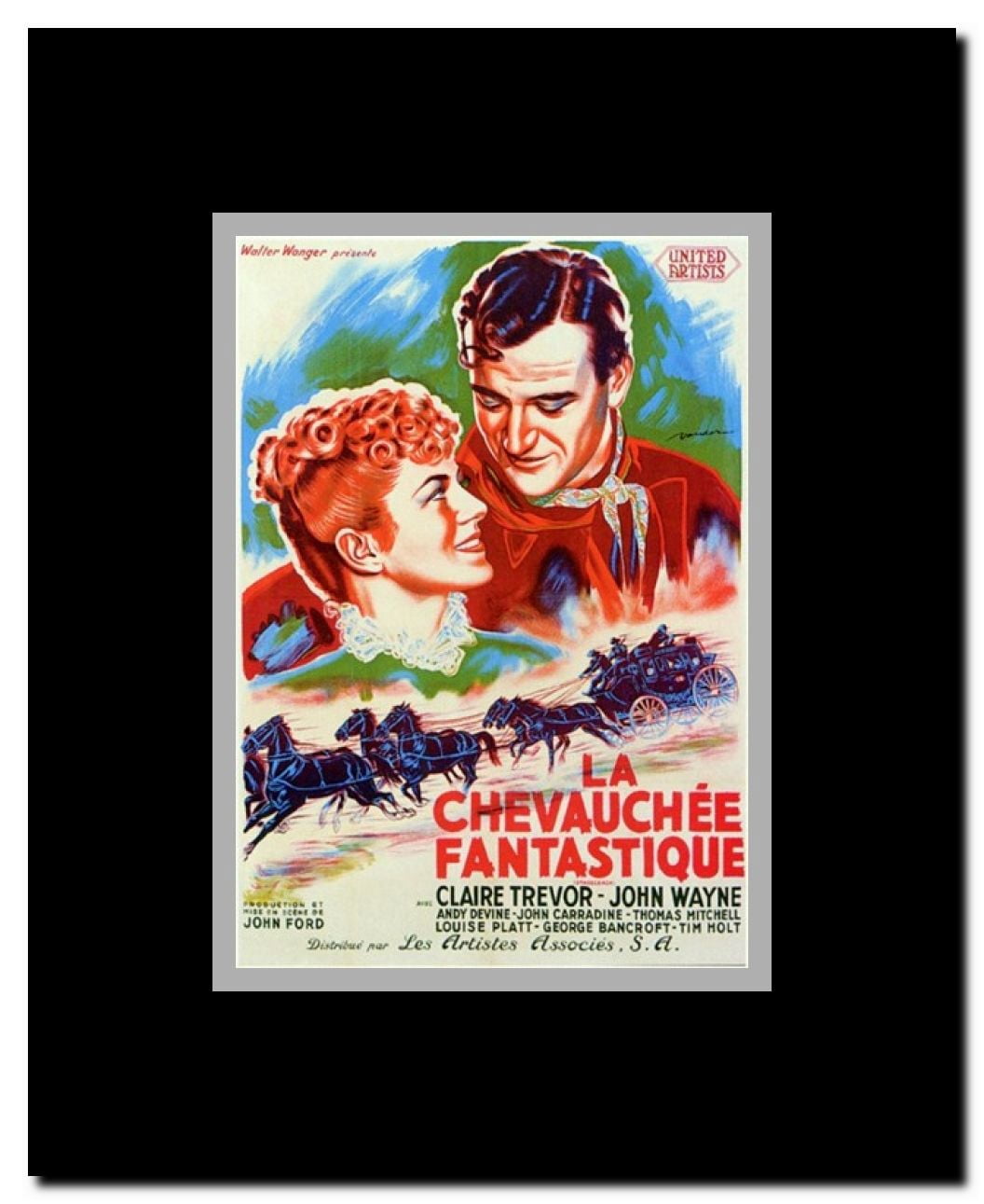 Stagecoach Framed Movie Poster