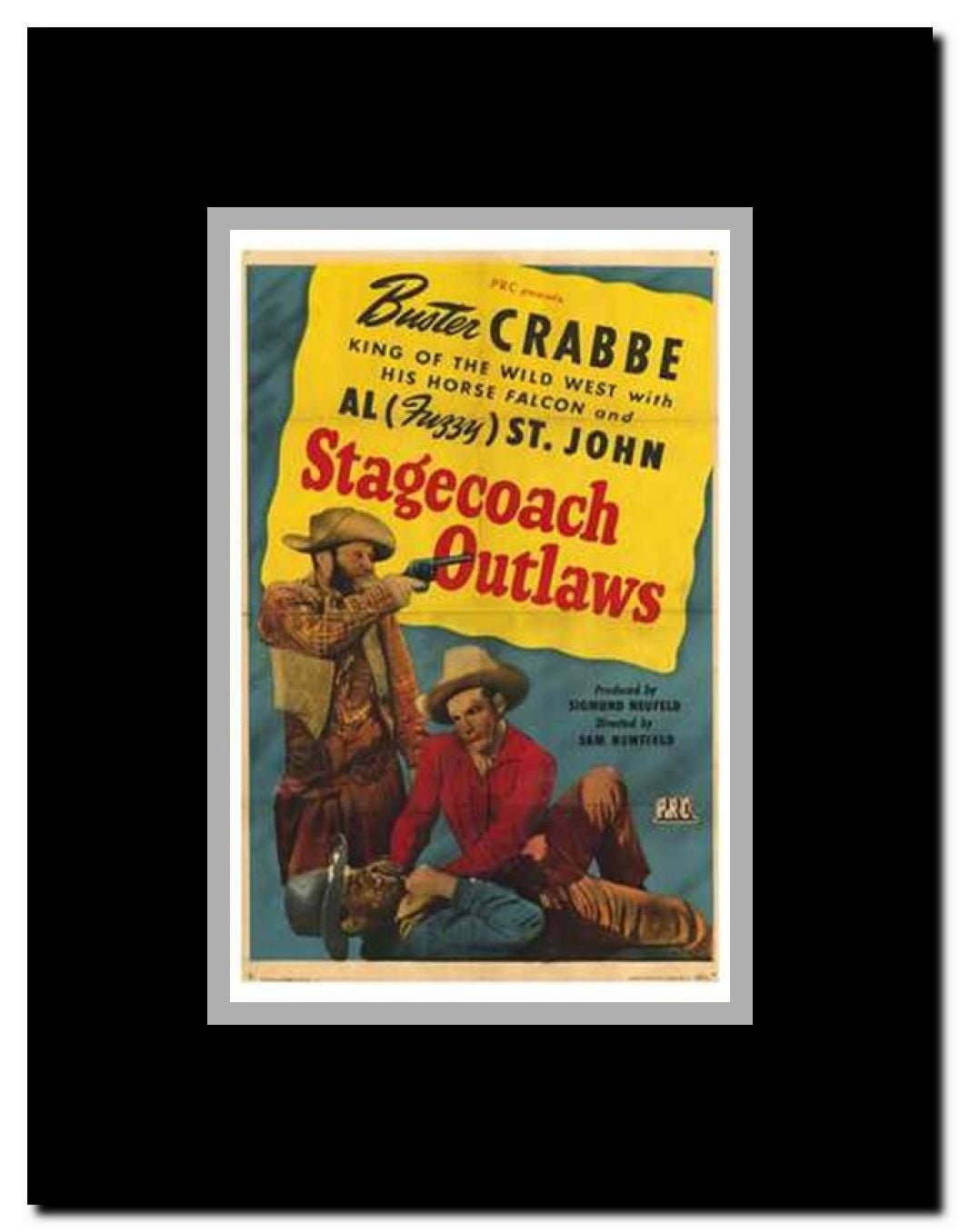 Stagecoach Outlaws Framed Movie Poster