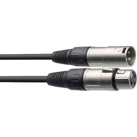Stagg 20M/66FT Microphone Cable XLRf-XLRm 60 ft. Black