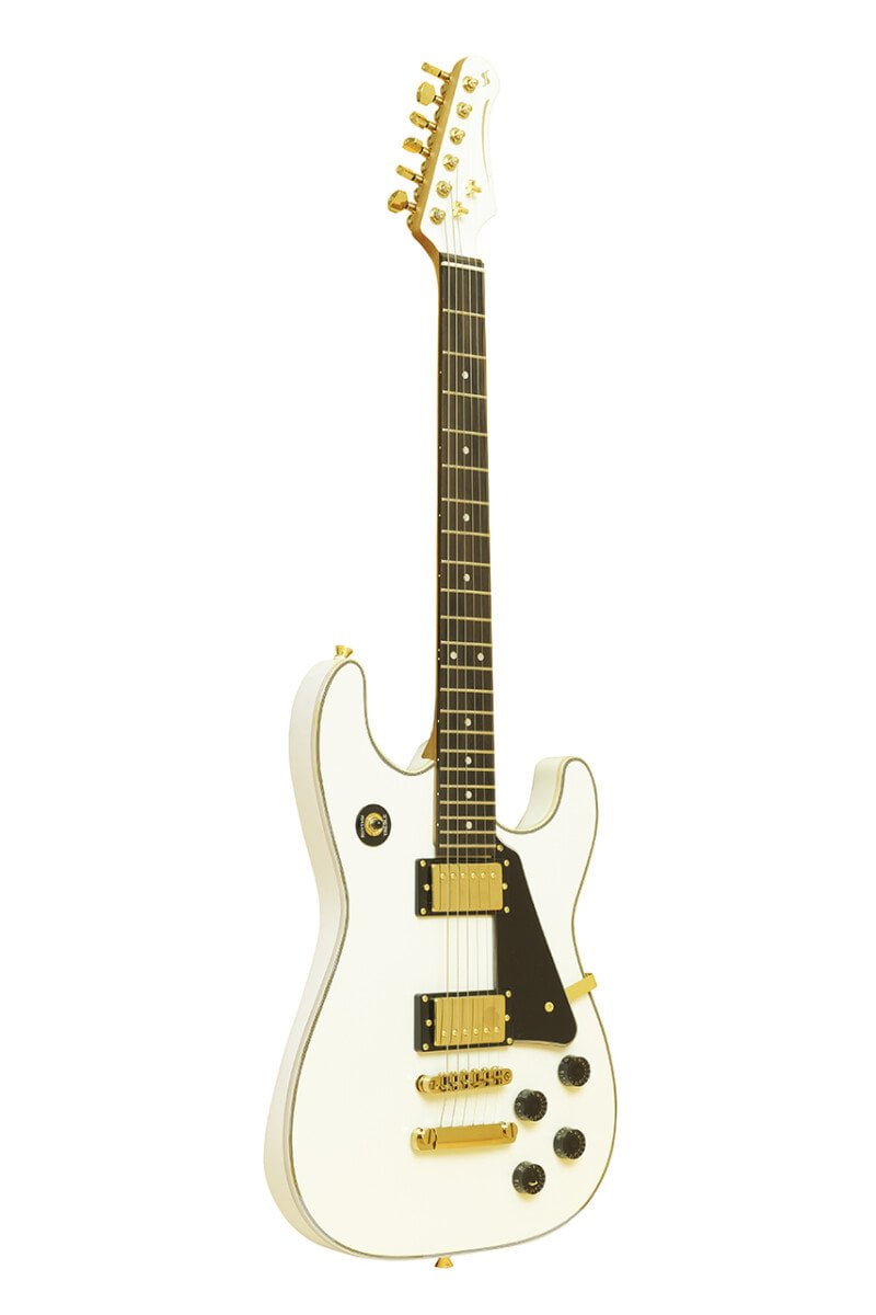 Stagg 30th Anniversary Legacy Mahogany HH Electric Guitar White  30TH-LEGACY-WH