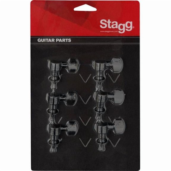 Stagg 2147 6 x 1 Individual Acoustic-Electric Machine Head