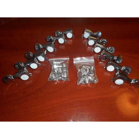 Stagg 24298 6x6 AC-EL Diecast Machine Head Model - Chrome