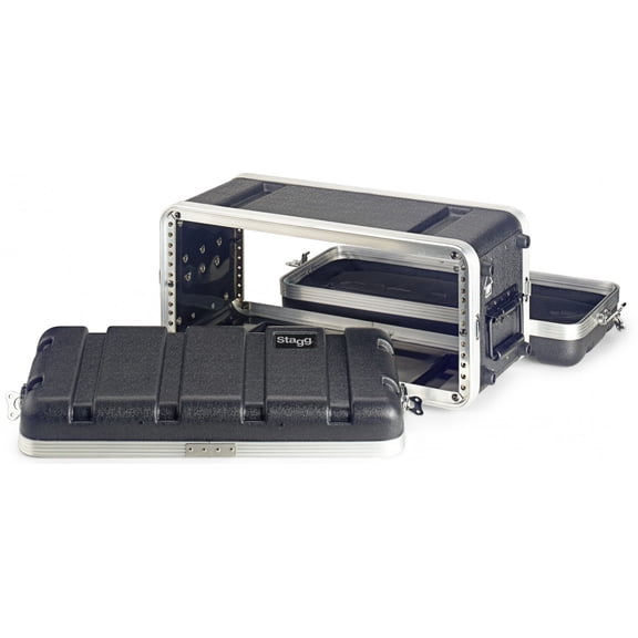 Stagg ABS-4US Shallow Hard Case for 2-Unit Rack