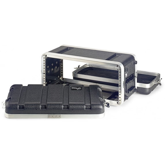 Stagg ABS-4US Shallow Hard Case for 2-Unit Rack