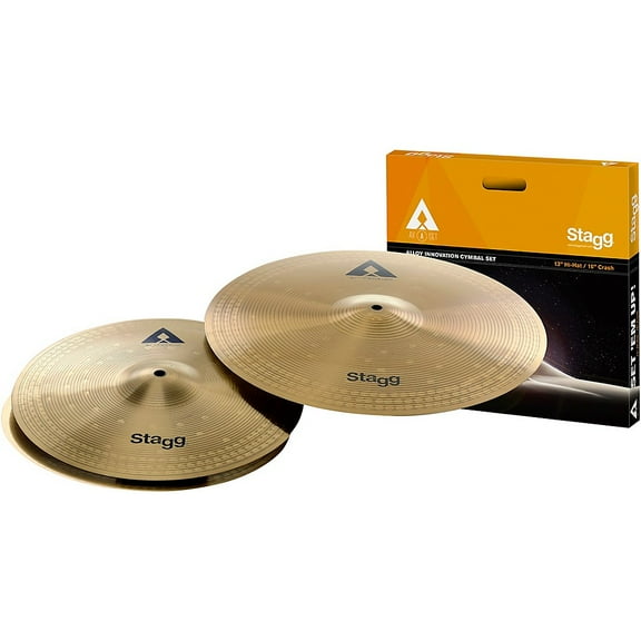Stagg Copper-Steel Alloy Innovation 16" Crash & 13" Hi-Hat Cymbal Set - AXA SET