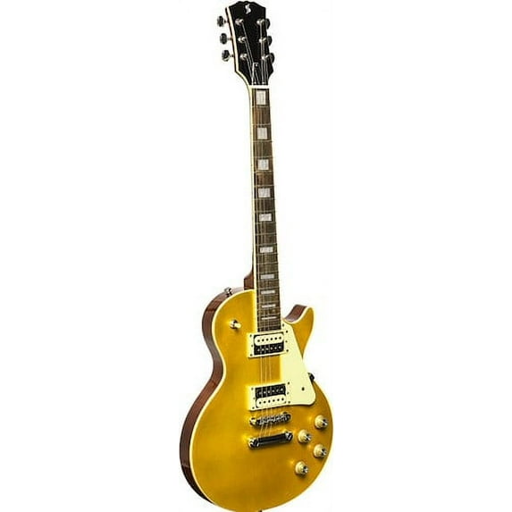 Stagg Archtop Solid Body Electric Guitar - Gold - SEL-STD GOLD