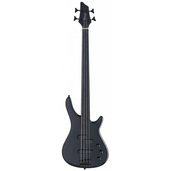 Stagg BC300FL-BK "Fusion" Fretless Electric Bass Guitar - Black