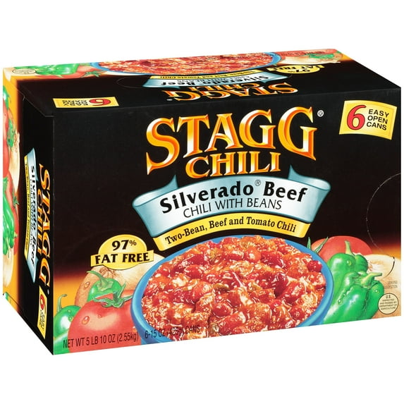 Stagg® Chili Silverado® Beef Chili with Beans 6-15 oz. Can