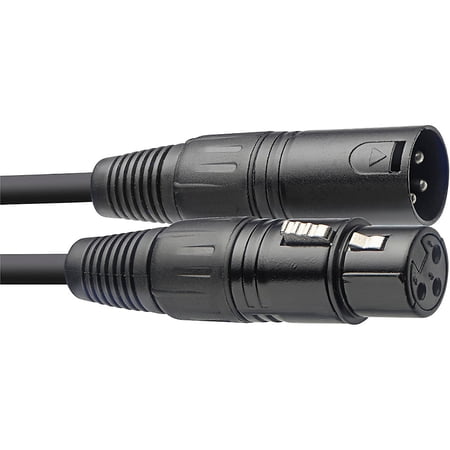 Stagg DMX cable, XLR/XLR (m/f) 5 ft. Black