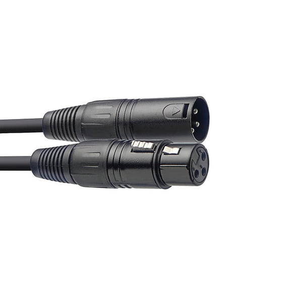Stagg DMX cable, XLR/XLR (m/f) 5 ft. Black