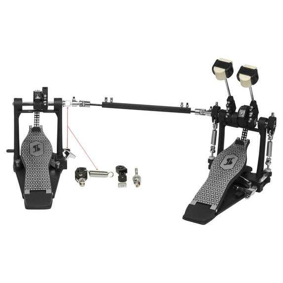 Stagg PPD-52 52 Series 4-Way Beater Double Bass Drum Pedal with Double Chain