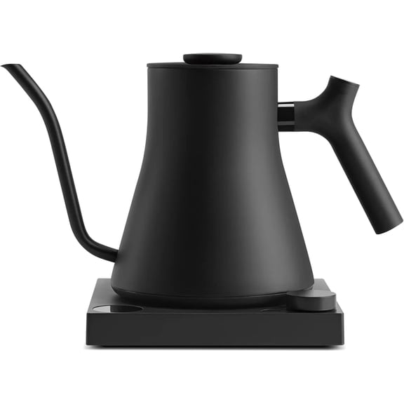 Stagg EKG Pro Electric Gooseneck Kettle Precise Temperature Control, Quick Heating, Brew Timer, Scheduling, Stainless Steel, Pour-Over Coffee - 0.9L, Matte Black