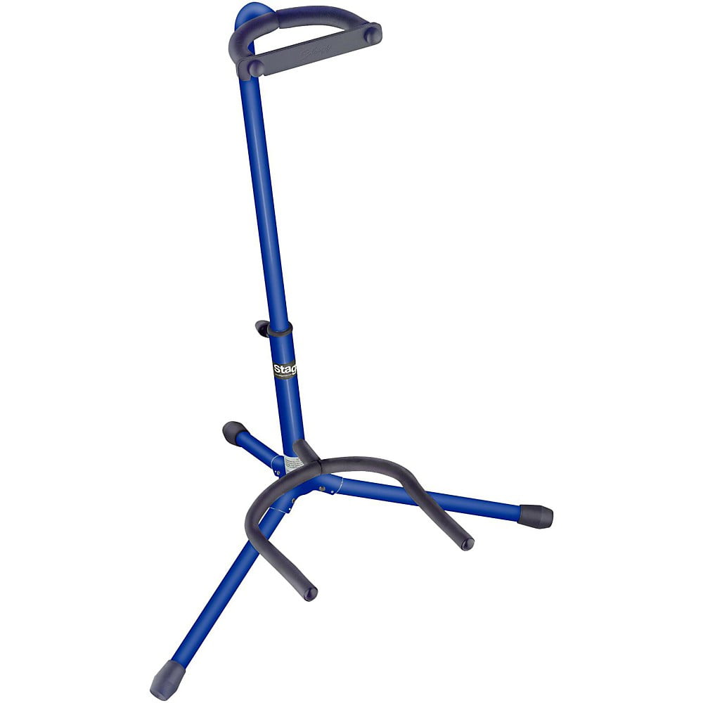 Stagg Foldable Legs Musical Instrument Stand, Blue