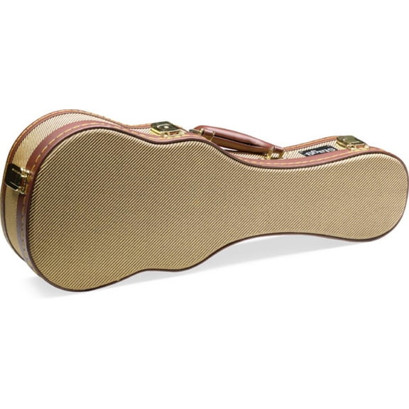 Stagg GCX-UKS GD Vintage Style Tweed Hard Case for Soprano Ukulele