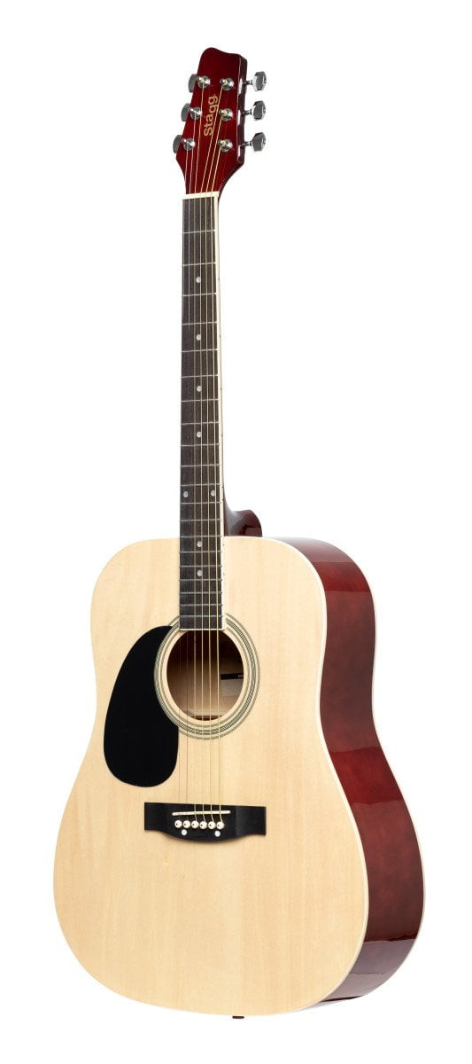 Stagg 24976 4-4 Scale Dreadnought Acoustic Guitar - Natural