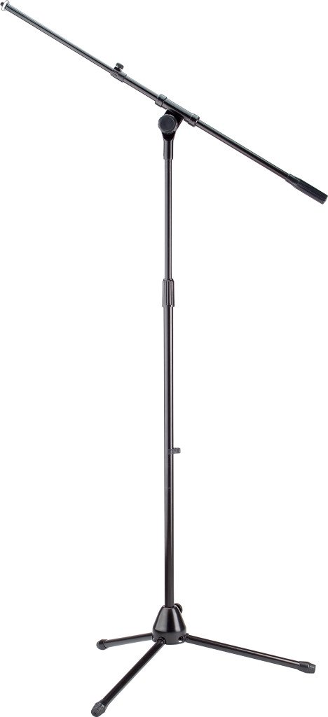 Stagg MIS-1024BK Telescopic Microphone Boom Stand w/Folding Legs