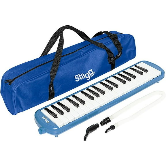 Stagg Melodica with 37 Keys Blue