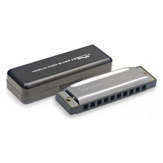 Stagg 17465 10 Compartments - 20 Tones - Blues Harmonica - Key of D