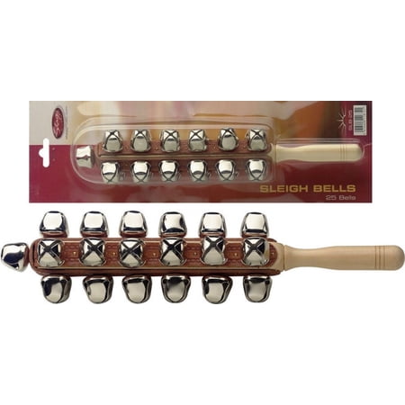 Stagg Model SLB-25 - Sleigh Bell Stick w/25 Bells Percussion Instrument - NEW