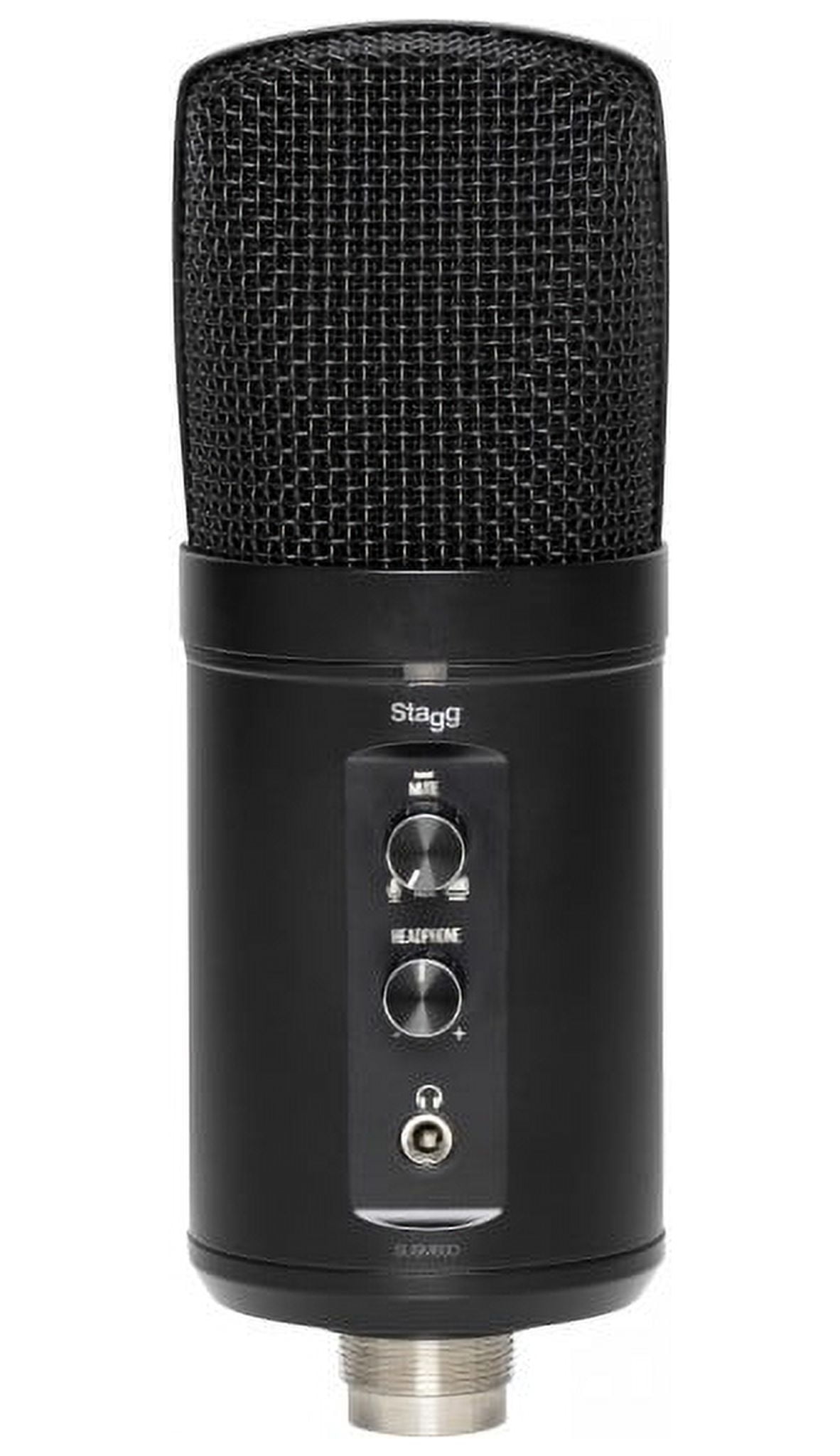 Stagg Model SUSM60D Studio Grade Double Condenser USB Microphone