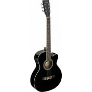 Stagg Auditorium Cutaway Acoustic-Electric Guitar - Black - SA20ACE BLK