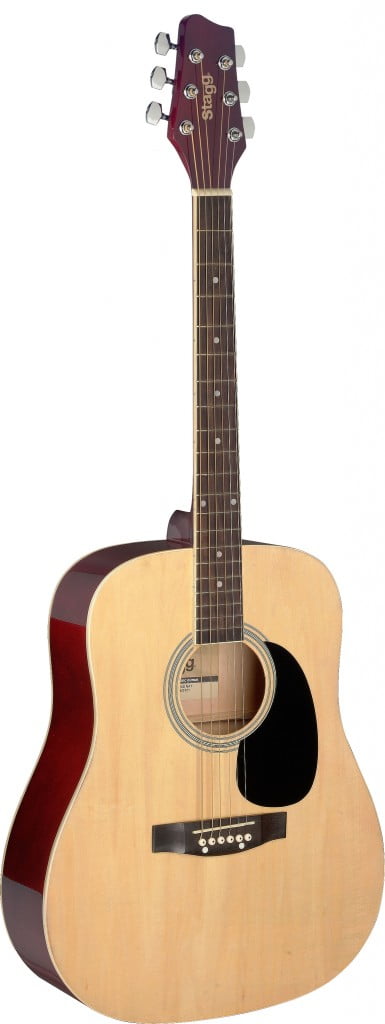 Stagg Dreadnought Acoustic Guitar - Natural - SA20D NAT