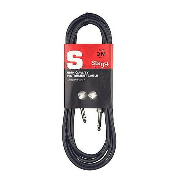 Instrument cable, jack/jack (m/m), 3 m (10"), S-series