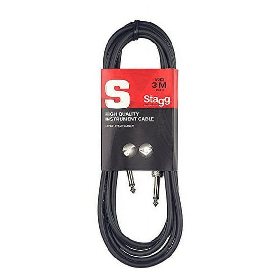 Instrument cable, jack/jack (m/m), 3 m (10"), S-series
