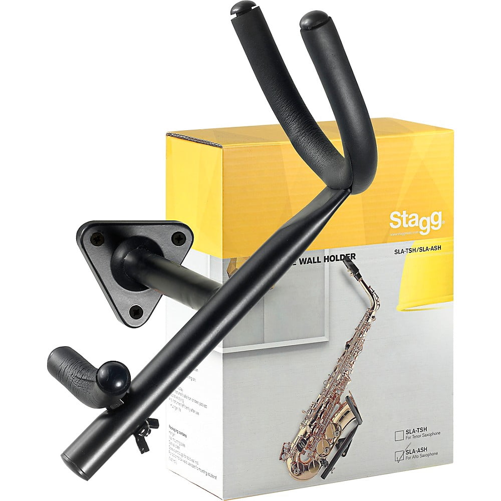Stagg SLA-ASH Black Wall-Mounted Alto Saxophone Stand