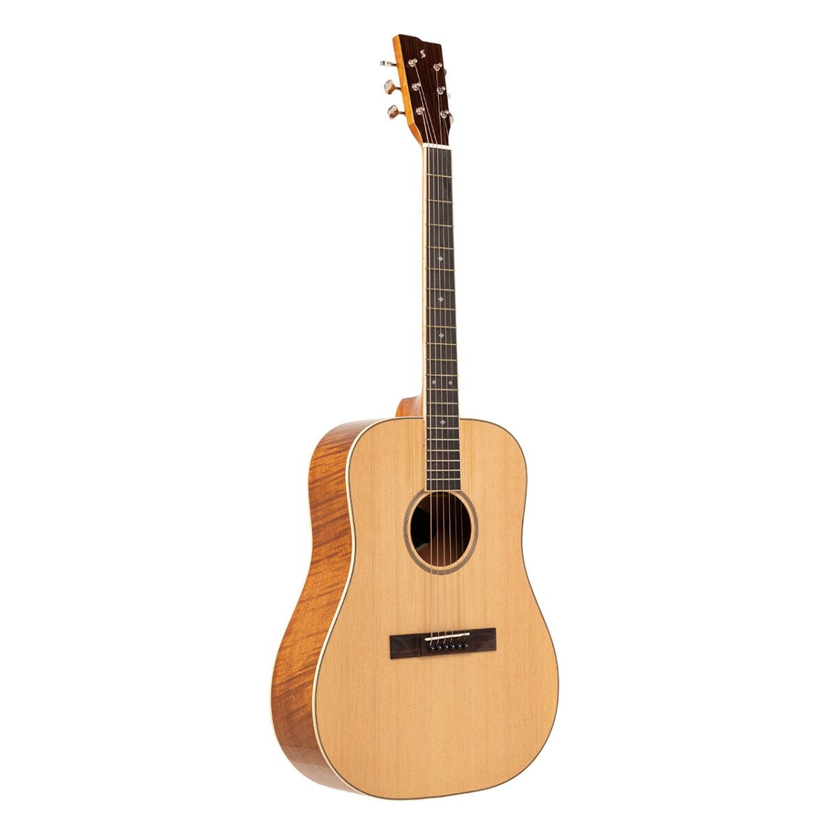 Stagg Series 45 Dreadnought Acoustic Guitar Spruce Top Flamed Mahogany  SA45-D-FM