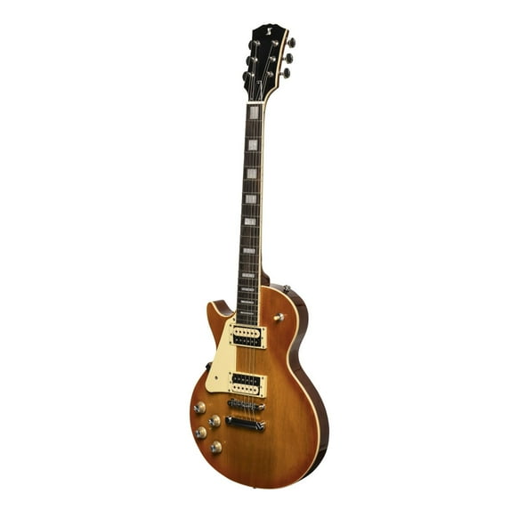 Stagg Standard Series Archtop Electric Guitar - Violin Sunburst - Left Hand