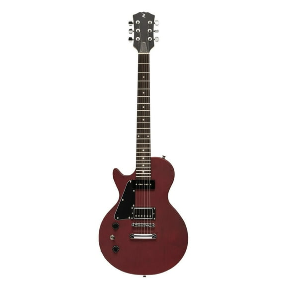 Stagg 27107 Electric Guitar with Humbucker P90 - Cherry - Left-Handed