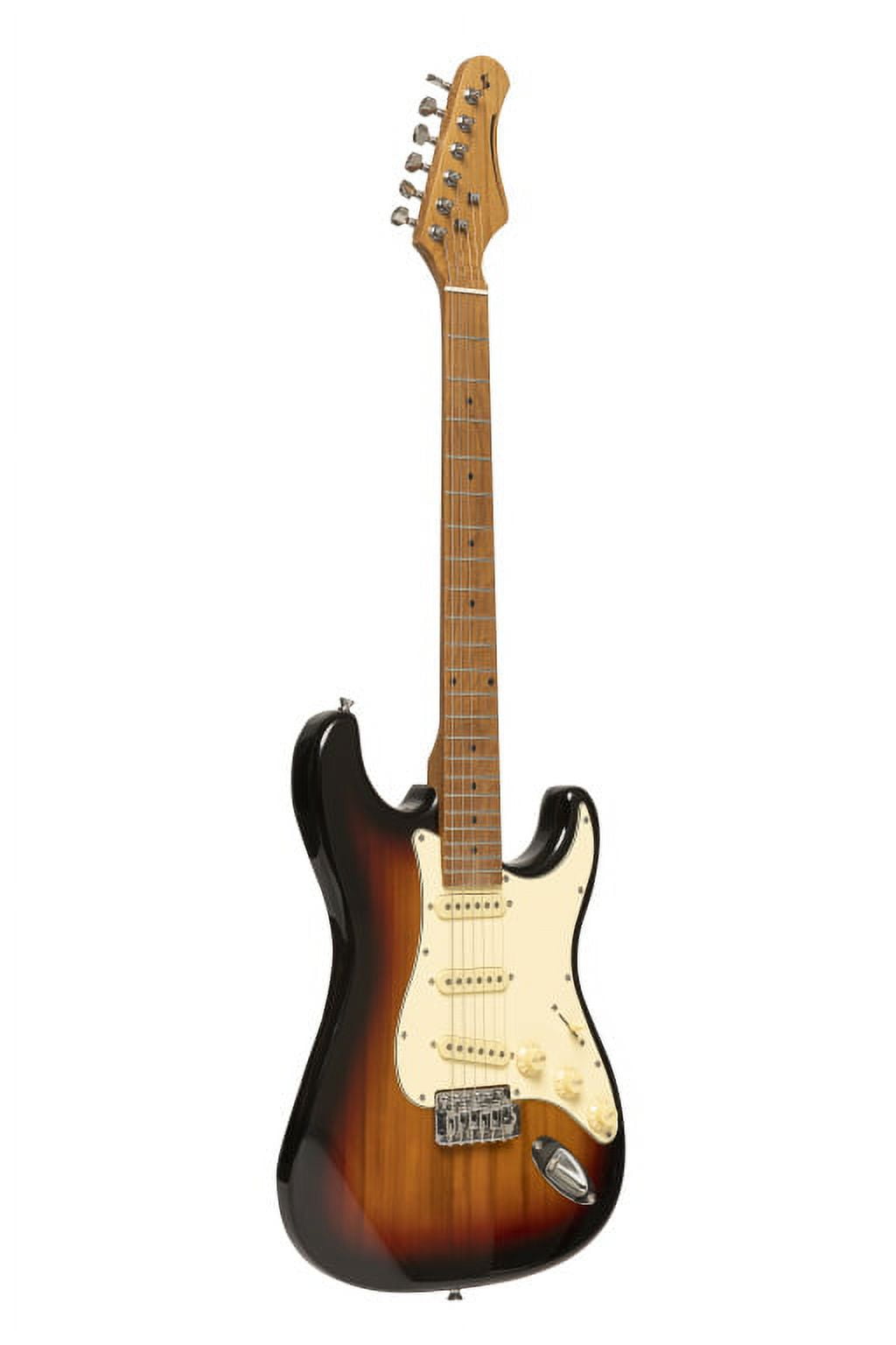 Stagg Vintage Series 55 Solid Body Full Size Electric Guitar Sunburst SES-55 SNB