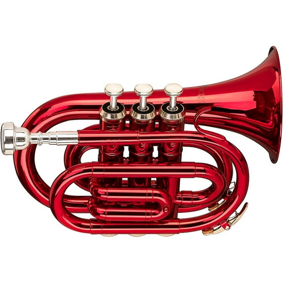 Stagg WS-TR245 Series Bb Pocket Trumpet Red