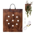 thumbnail image 1 of Staghorn Fern Mounting Kit, Hangable Wall Plate—Vertical Air Plant Planter for Indoor Bedroom, Kitchen, Sunroom, Hallway, and Workplace, 1 of 9