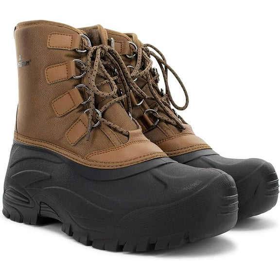 Staheekum Men's Winter Snow Boots| Waterproof, Insulated, and Cold Rated to -20°F