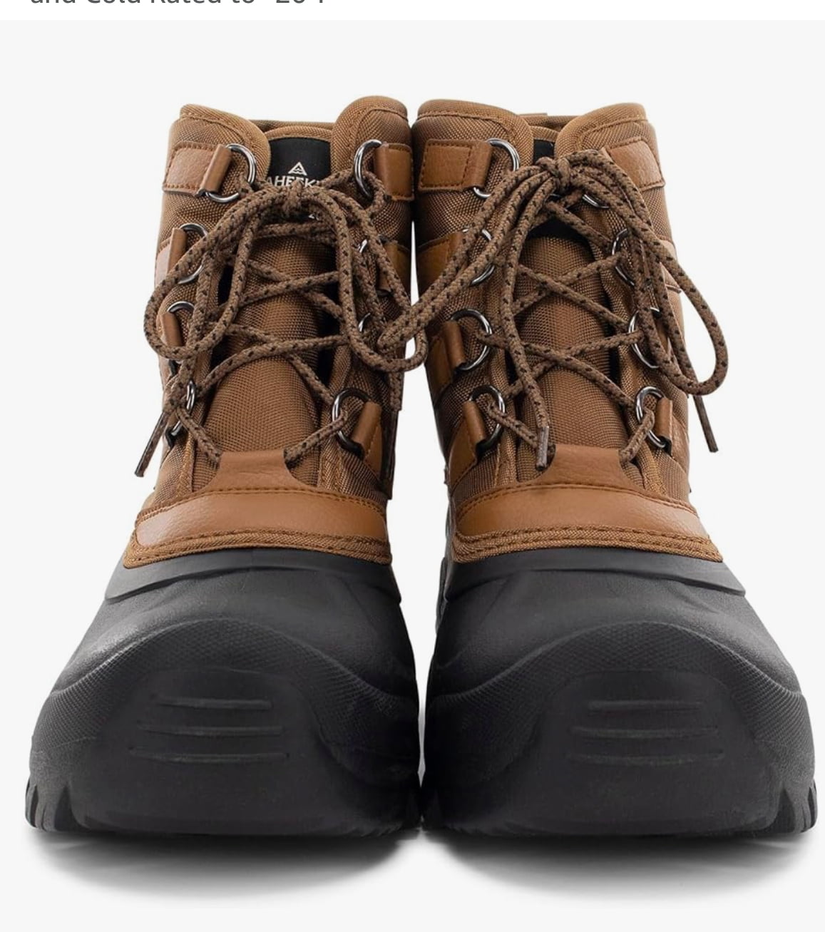 Staheekum Mens Winter Snow Boots Waterproof, Insulaed, and  display picture 2