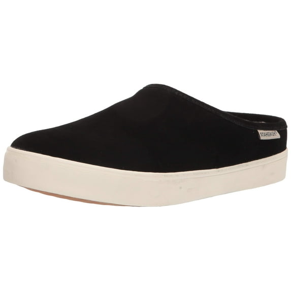 Staheekum Women's Plush Lining Indoor/Outdoor Cami Mule (Black, 8)