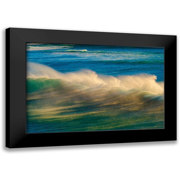 Stahl, David 18x13 Black Modern Framed Museum Art Print Titled - Liquid Ocean