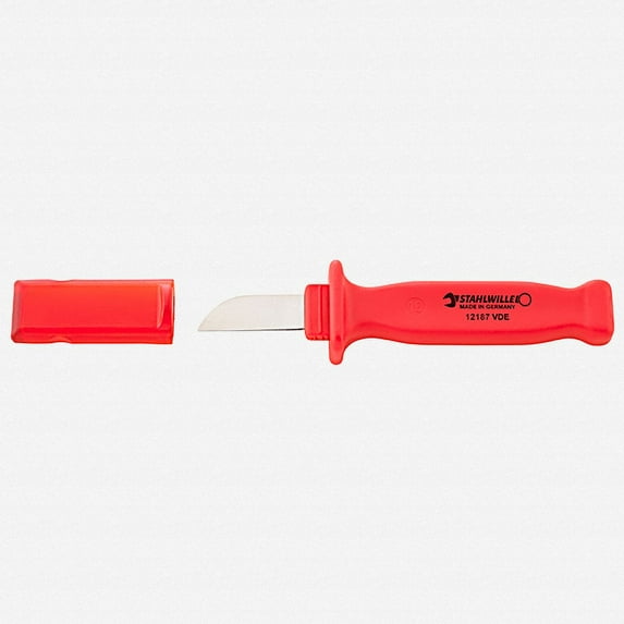Stahlwille 12187 VDE Electrician's Knife - Straight Blade