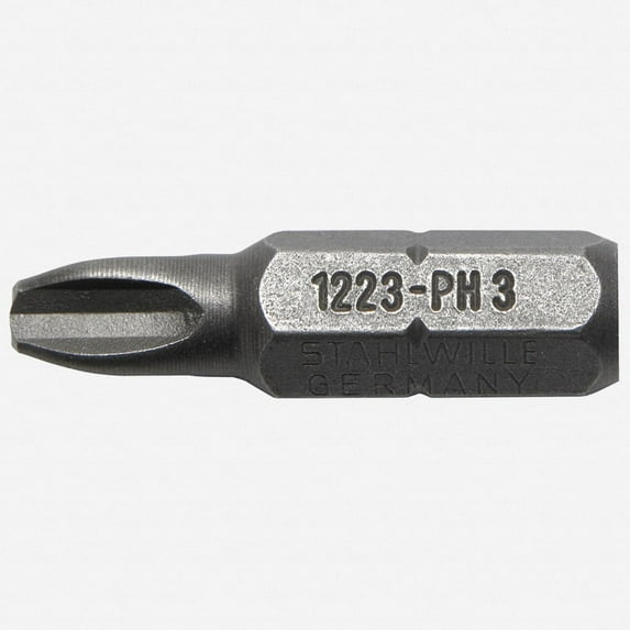 Stahlwille 1233 #3 x 32mm Phillips Insert Bit - 5/16" Hex