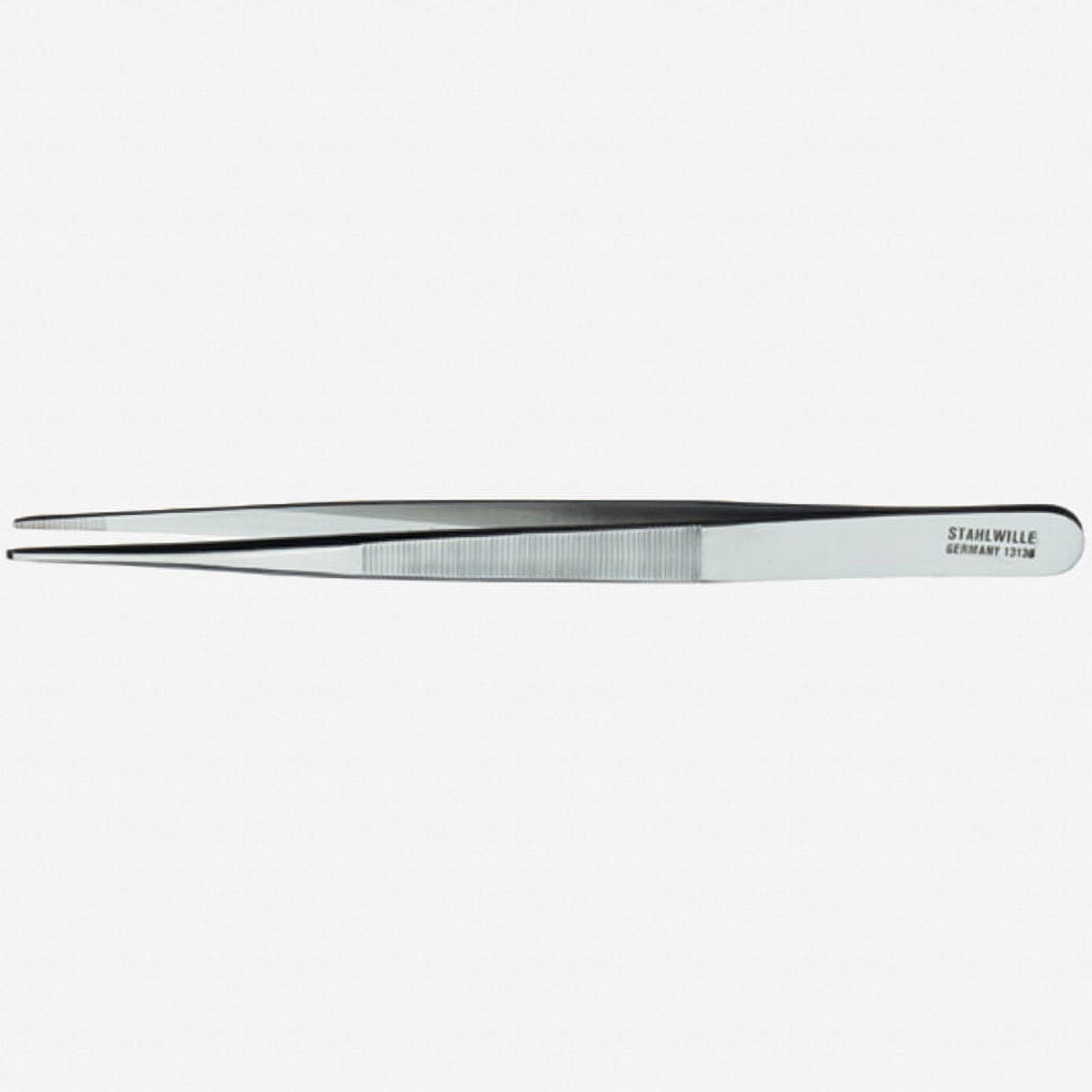 Stahlwille 13130 Tweezers, Straight, Blunt-tip