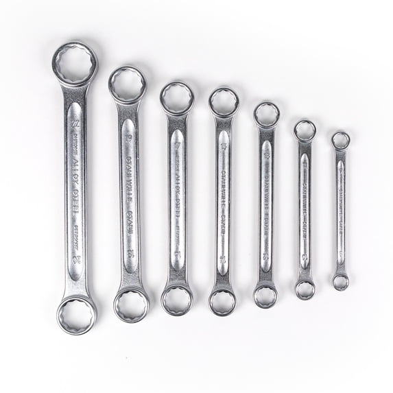 Stahlwille STABIL 21/7 Double-ended Ring Spanner Set, Metric, 8 - 22 mm, 7 Pieces