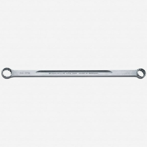 Stahlwille 220aSP Double ended ring Spanner, 26 x 30 Spline size (13/16 x 15/16")