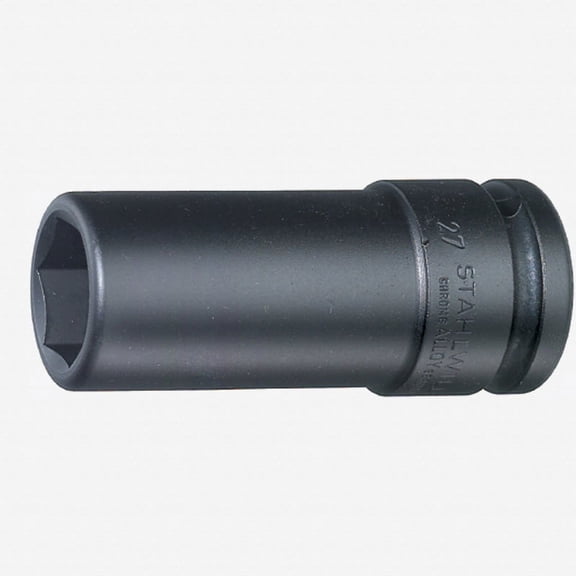 Stahlwille 2509 3/4" 6-pt Extra Deep Impact Socket, 33 mm