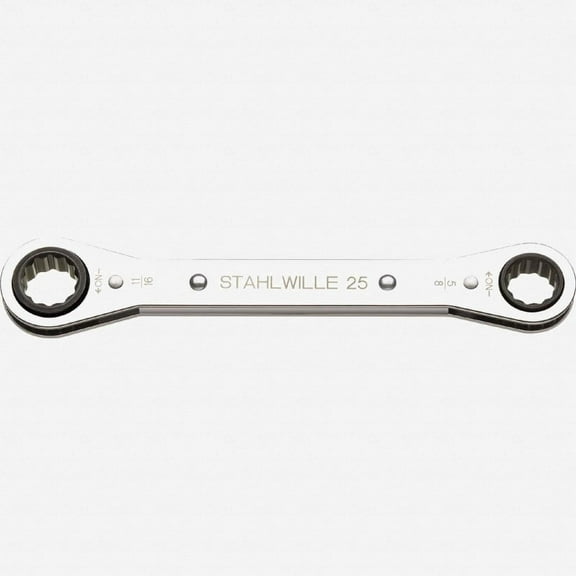 Stahlwille 25aN Ratchet ring Spanner, 13/16" x 15/16"