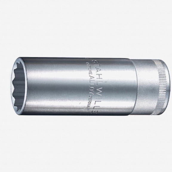 Stahlwille 51 1/2" Extra Deep 12-pt Socket, 20.8 mm - 13/16"