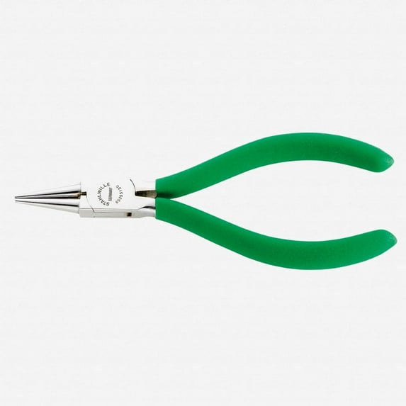 Stahlwille 6525 Mechanics round nose pliers 130 mm - Chrome, Dip-Coated