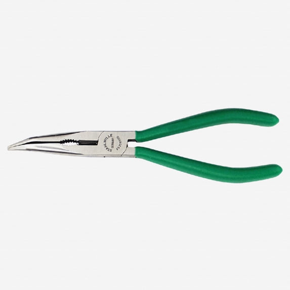Stahlwille 6530 Snipe Nose Pliers with Cutter (Radio or Telephone Pliers), 200 mm, Polished, Dip-Coated
