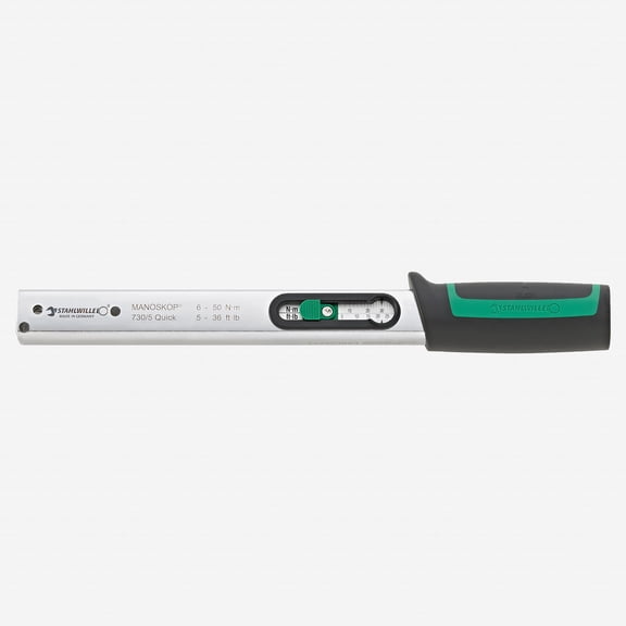 Stahlwille 730 Quick Basic Torque Wrench, Size 5, 6-50 Nm, 9 x 12mm